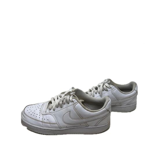 Nike Court Vision Triple White Black Mens 8.5 - Picture 2 of 7